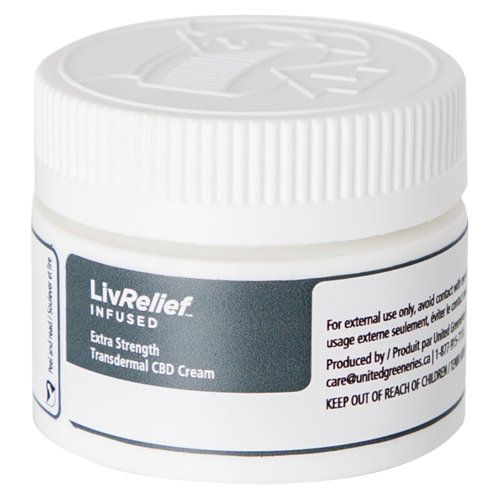 LivRelief Infused Extra Strength Transdermal CBD Cream 750mg By ...